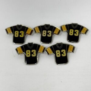 PITTSBURGH STEELERS‎ VINTAGE #83 HEATH MILLER Enamel Lapel Pin STARLINE INC. 80s